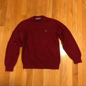 Maroon Vineyard Vines Crewneck Sweater